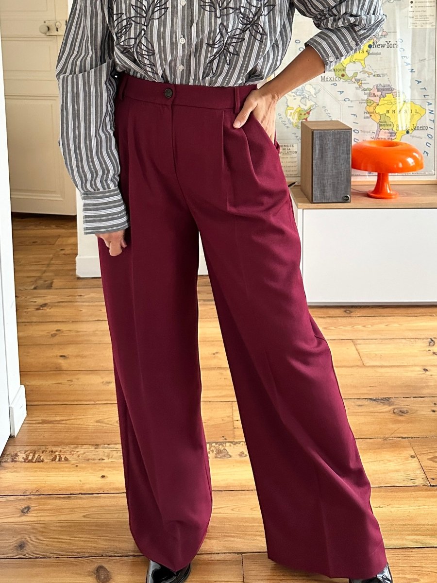 Pantalon Pepina BORDEAUX - ANGE Pantalon