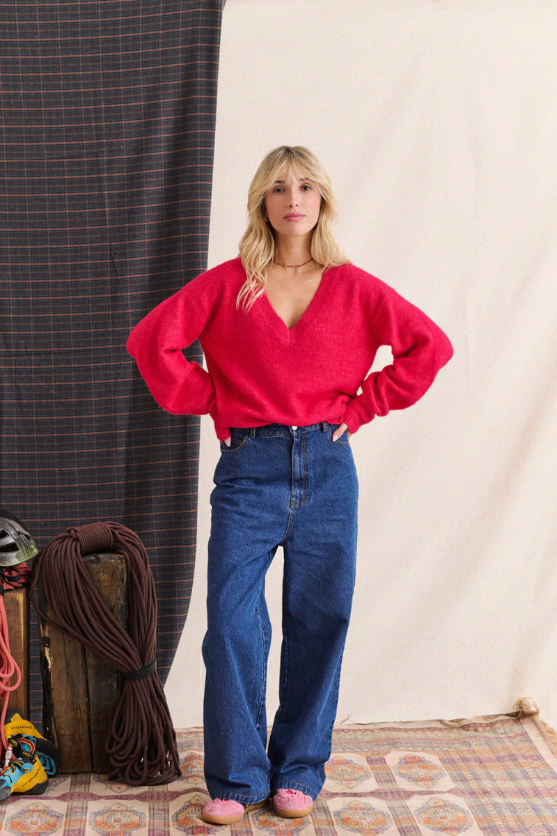 Pantalon Percy DENIM STONE - LAUREPLUSMAX Pantalon
