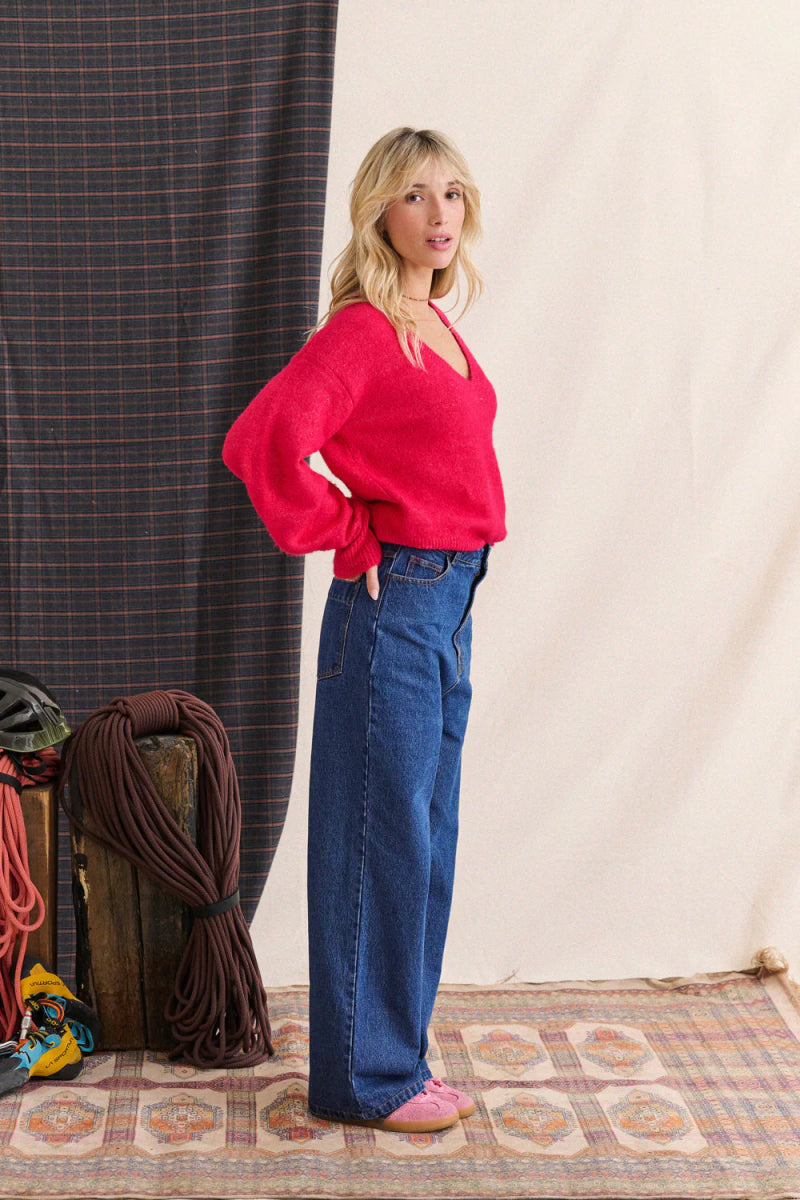 Pantalon Percy DENIM STONE - LAUREPLUSMAX Pantalon