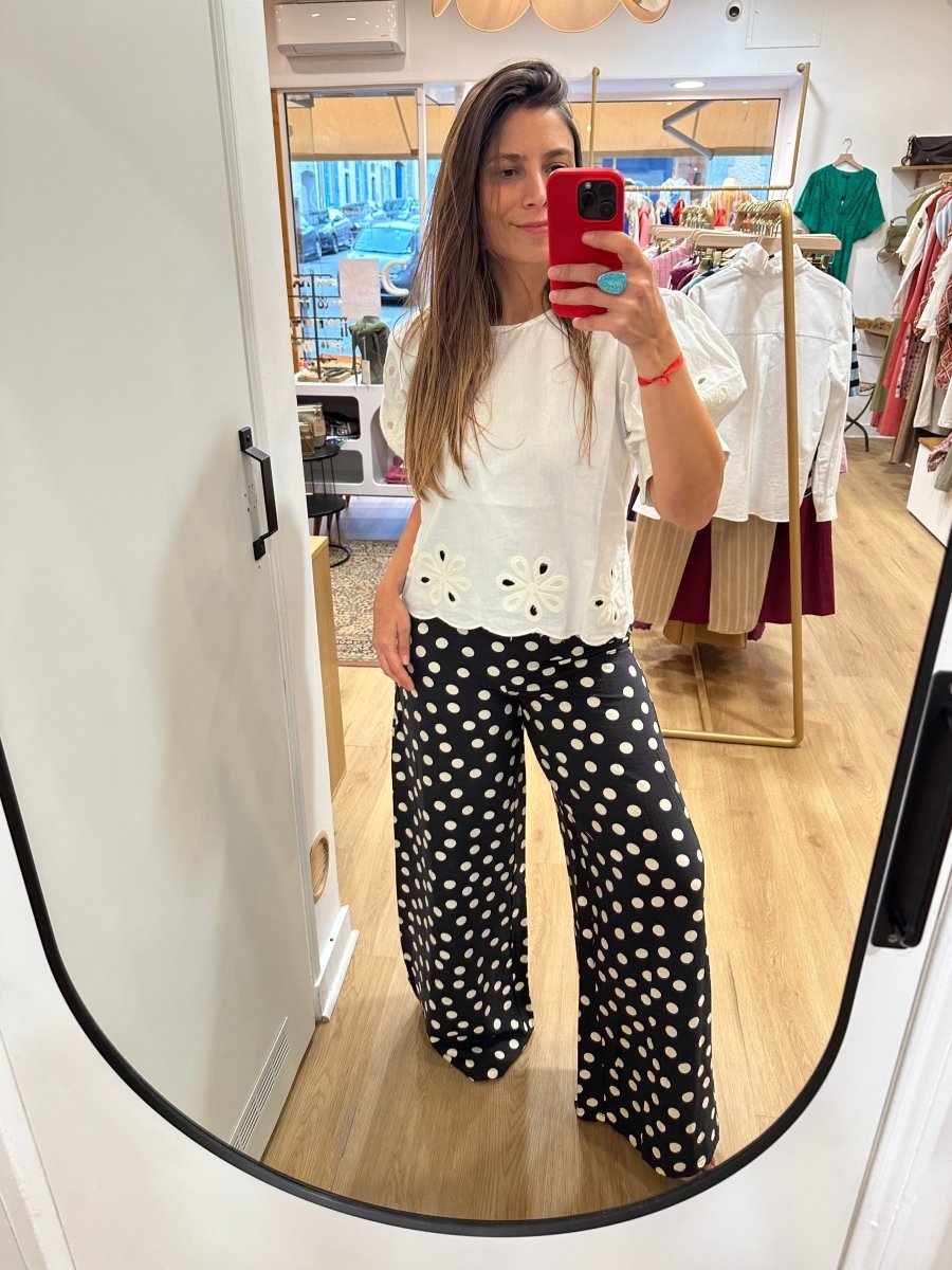 Pantalon Polka NOIR - WILD PONY Pantalon