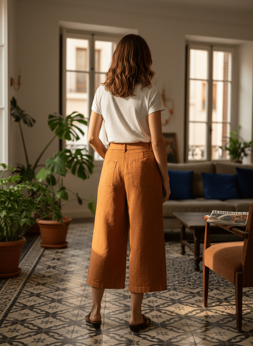 PANTALON SOCRATE BRICK - SEEUSOON Pantalon