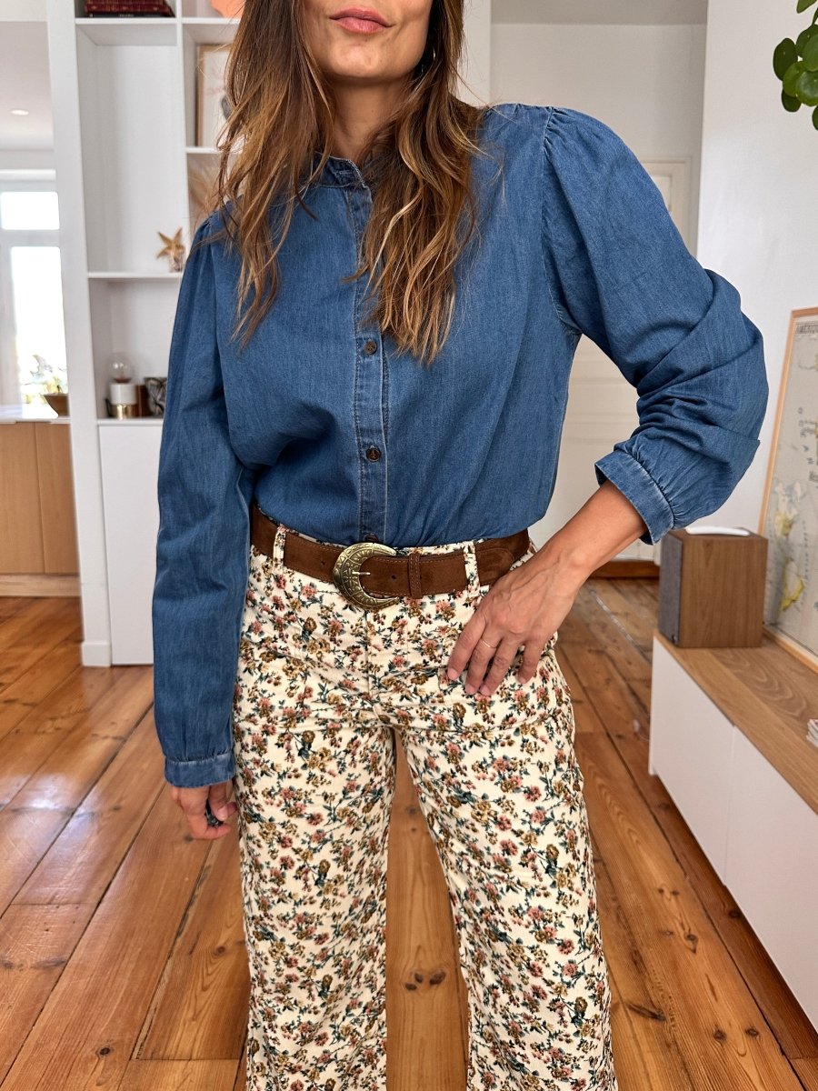 Pantalon Sonny FLORAL - LA PETITE ETOILE Pantalon pour femme