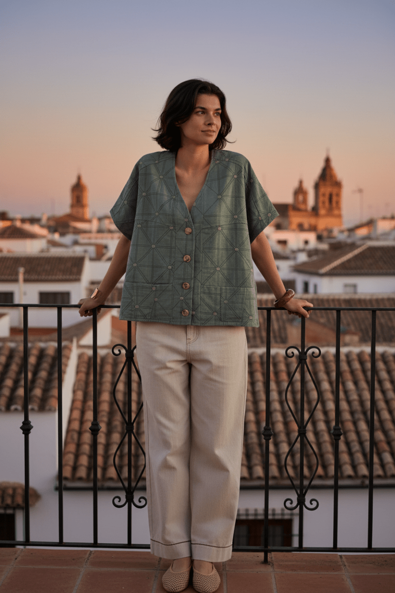 PANTALON ULRICH Beige - ORFEO Pantalon