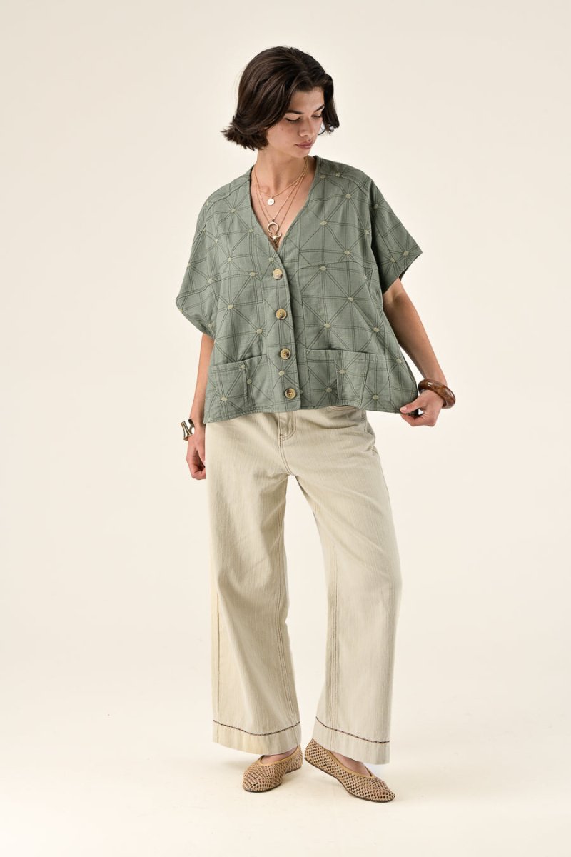 PANTALON ULRICH Beige - ORFEO PANTALON
