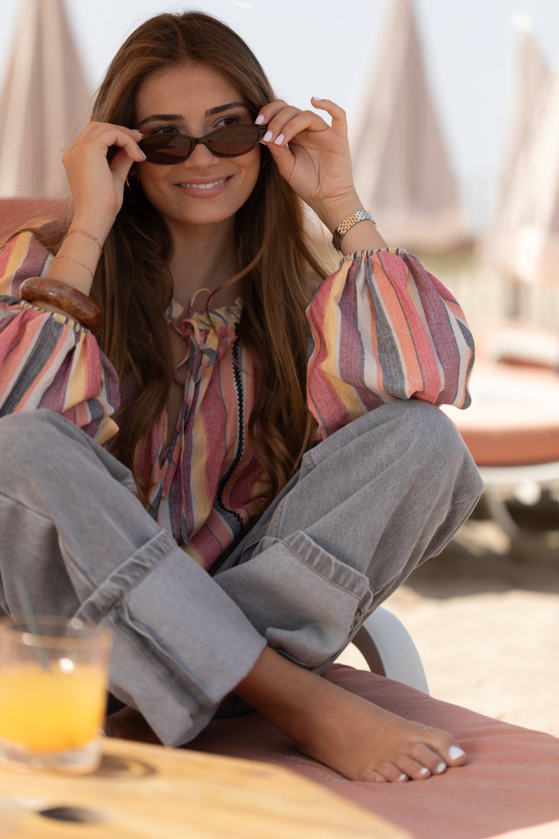 PANTALON YSALIAH Gris - ORFEO PANTALON