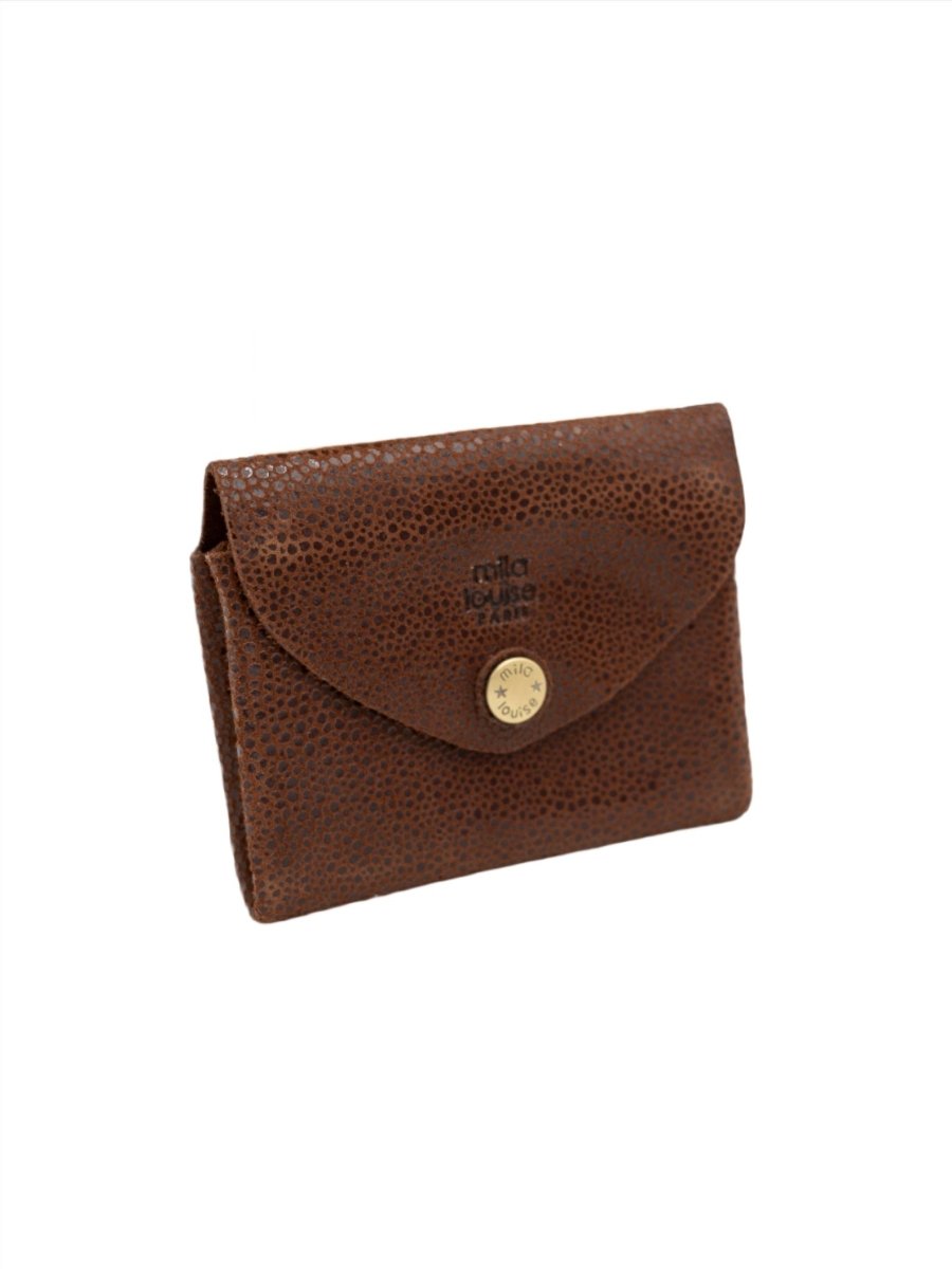 Porte Monnaie Monyx BB COGNAC - MILA LOUISE Porte Monnaie pour femme