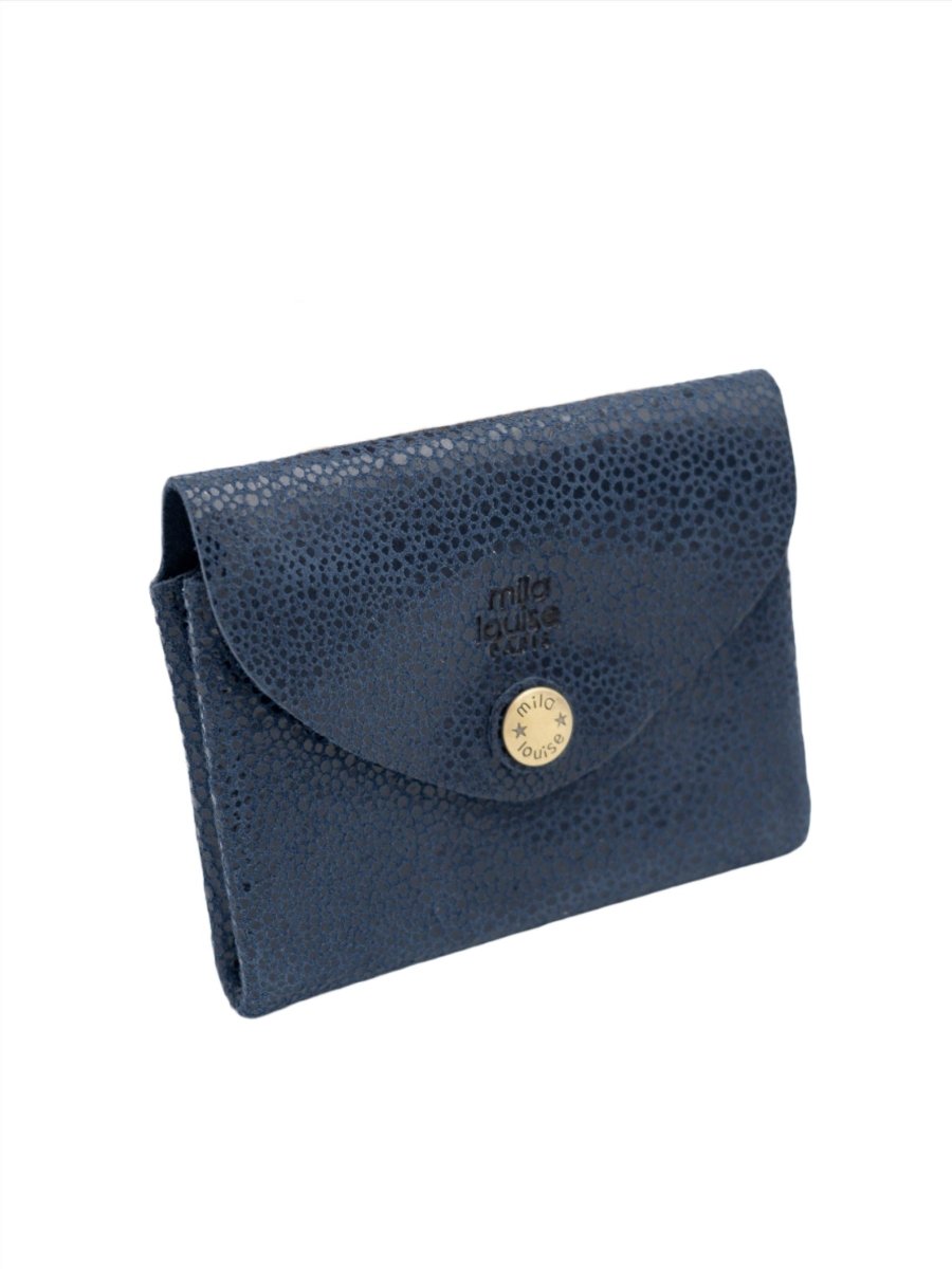 Porte Monnaie Monyx BB BLEU ENCRE - MILA LOUISE Porte Monnaie pour femme