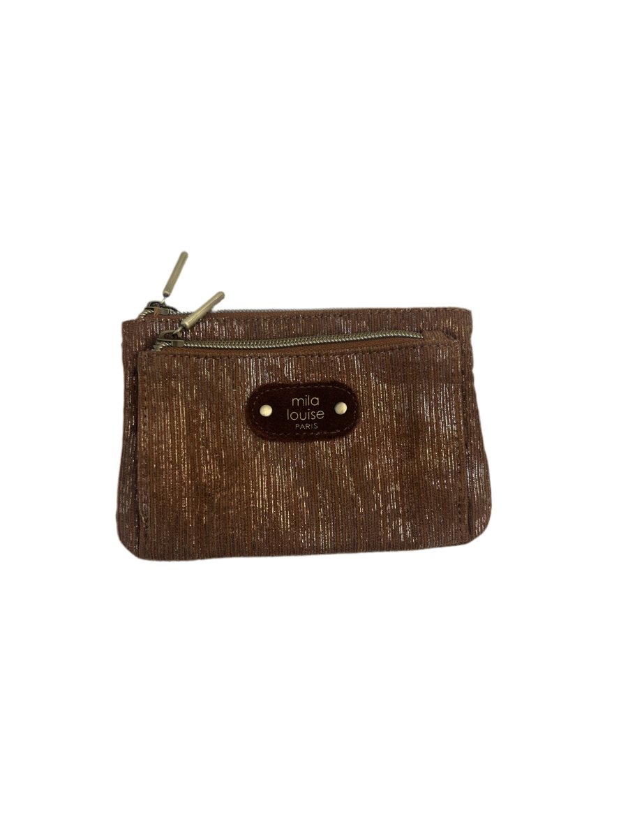 Porte Monnaie Paloma CT6 COGNAC - MILA LOUISE Portefeuille pour femme