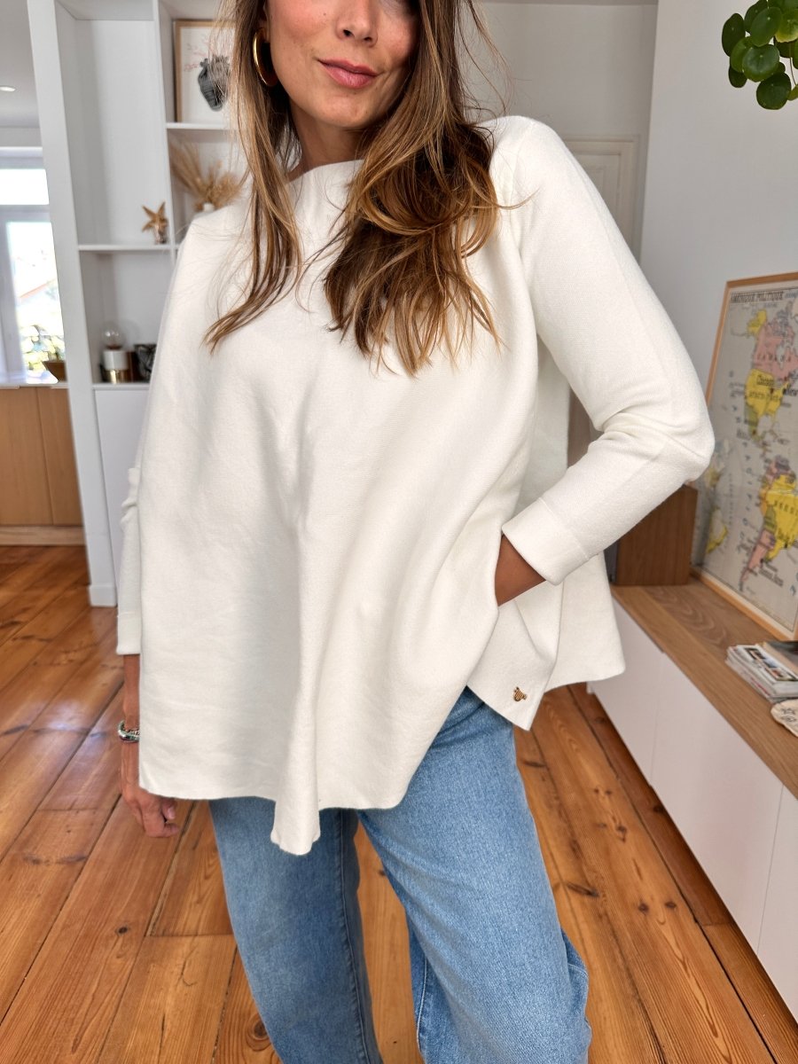 Pull Donia ECRU - ORFEO Pull pour femme