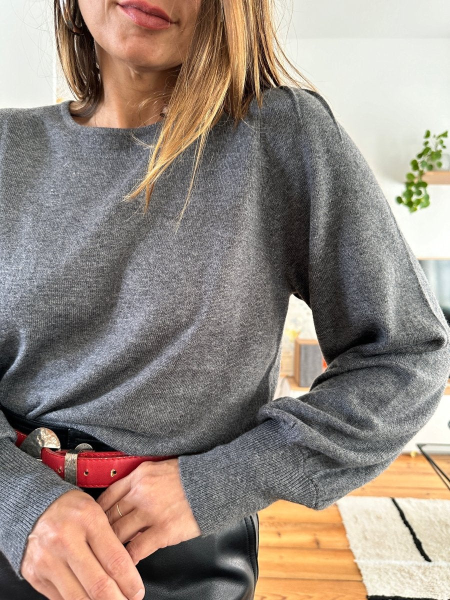 Pull Katel CARBONE - ORFEO Pull pour femme