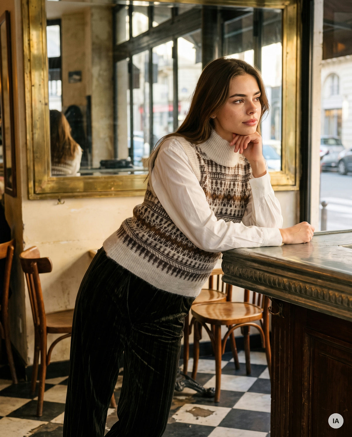 PULL KENZA - SEEUSOON KNIT — Image générée par IA