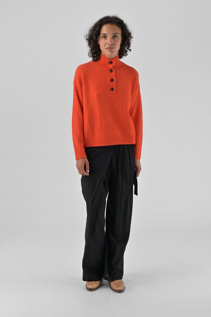 PULL NATHANIELLE Orange - ORFEO PULL