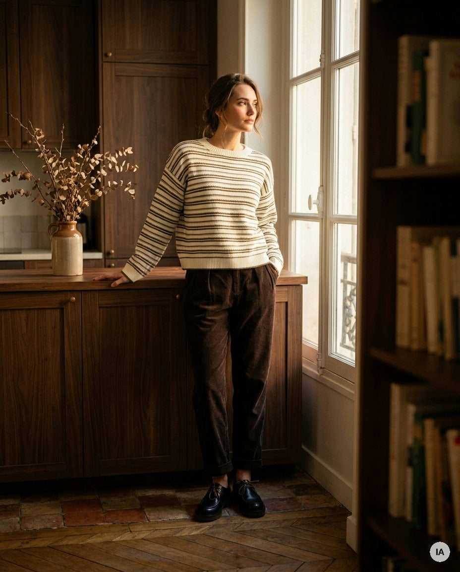 PULL STRIPY - MINUIT DOUZE PULL — Image générée par IA