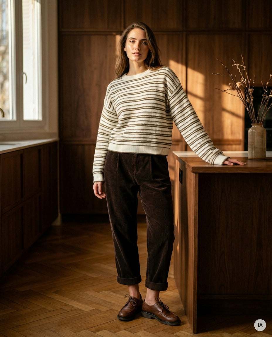 PULL STRIPY - MINUIT DOUZE PULL — Image générée par IA