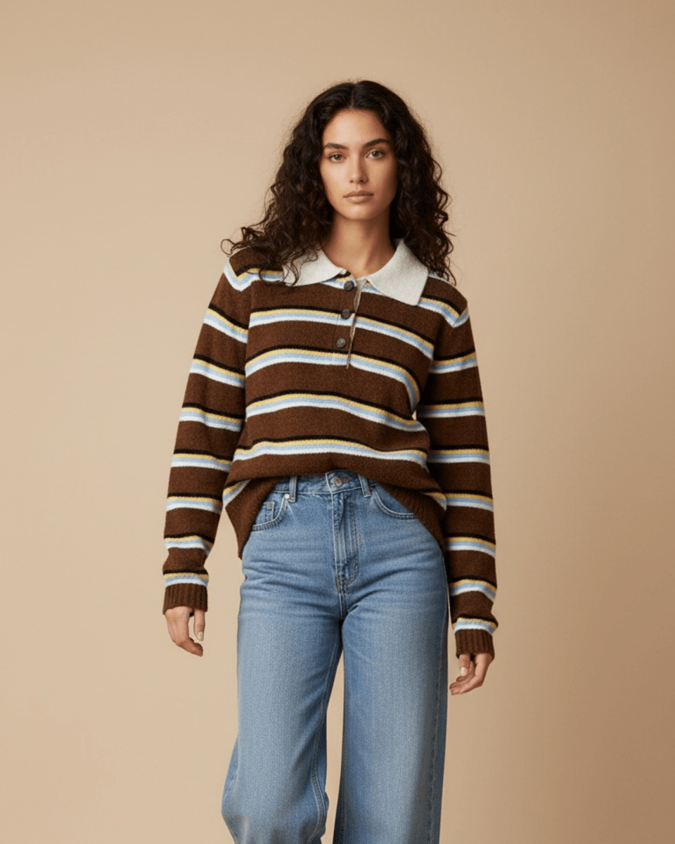 Pull Tiyi RAYURES CAFE - ADORE Pull