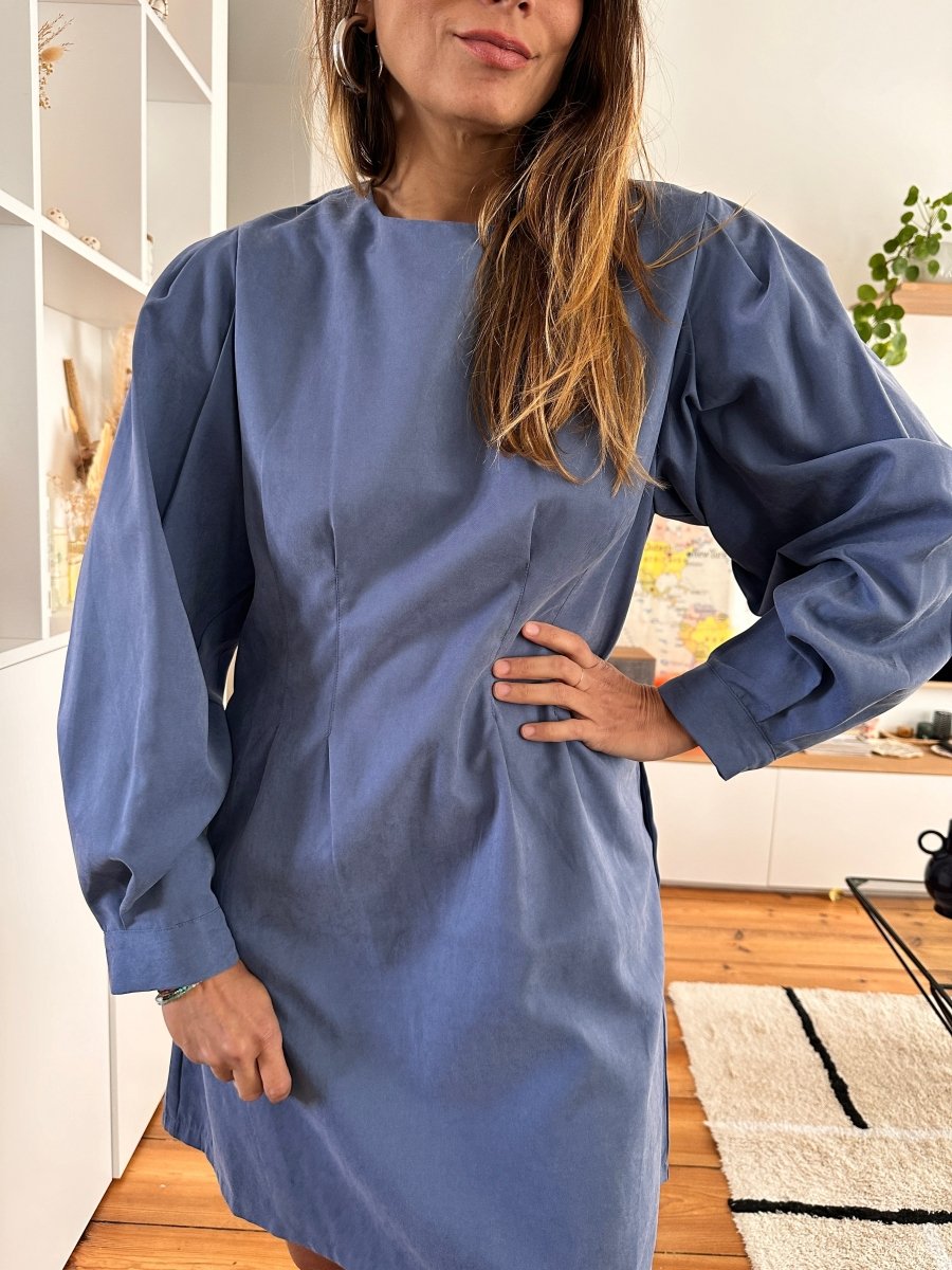 Robe Blandine BLEU - THE KORNER Robe pour femme