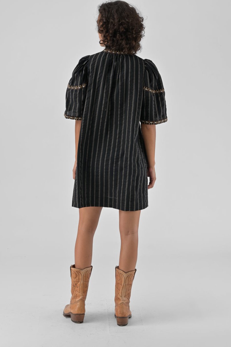 ROBE BRODEE RITA NOIR - ORFEO Robe