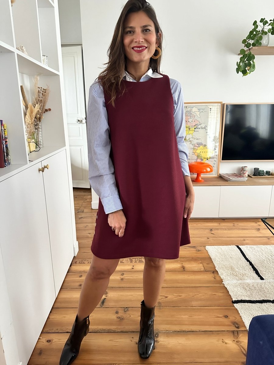 Robe Charlie BORDEAUX - OPULLENCE Robe