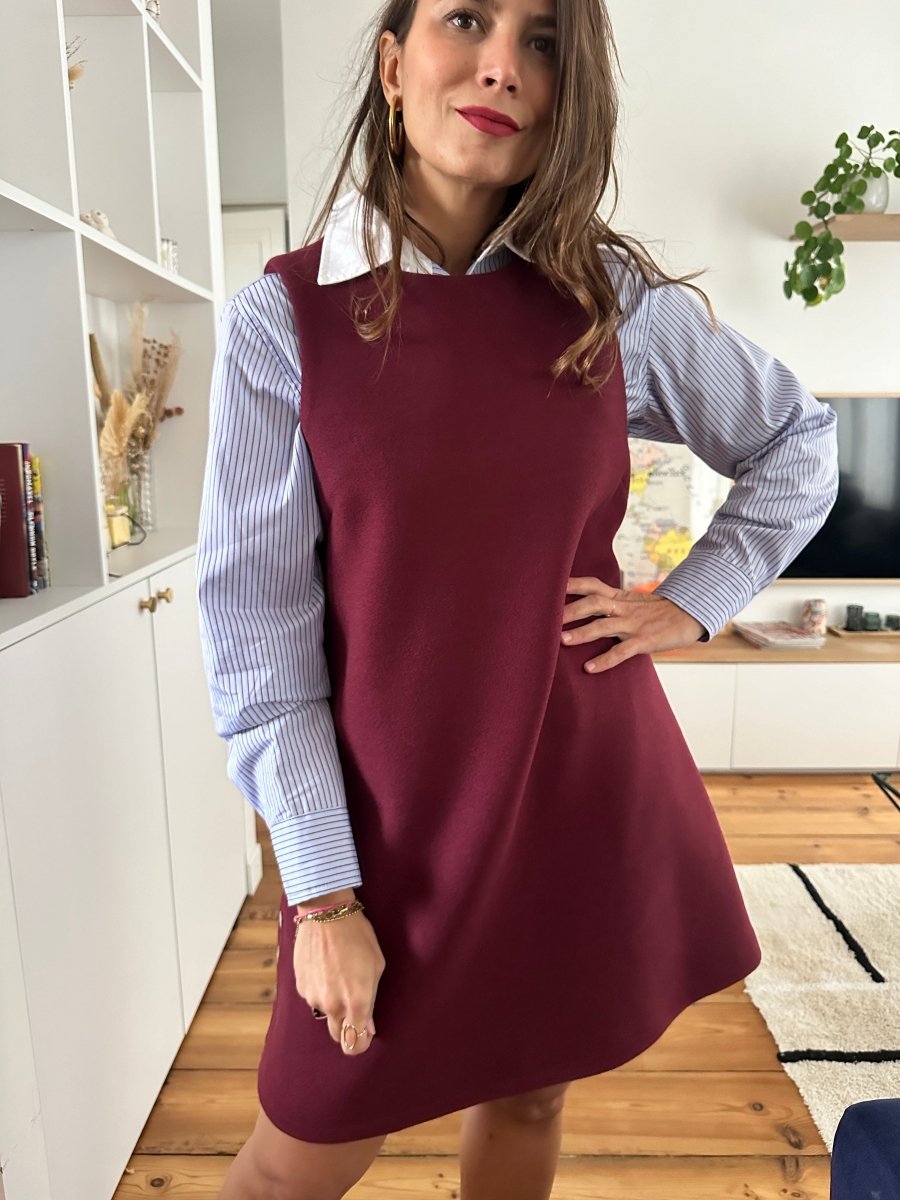 Robe Charlie BORDEAUX - OPULLENCE Robe