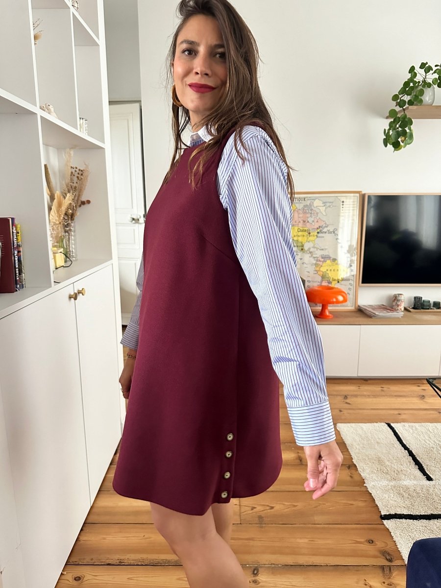 Robe Charlie BORDEAUX - OPULLENCE Robe