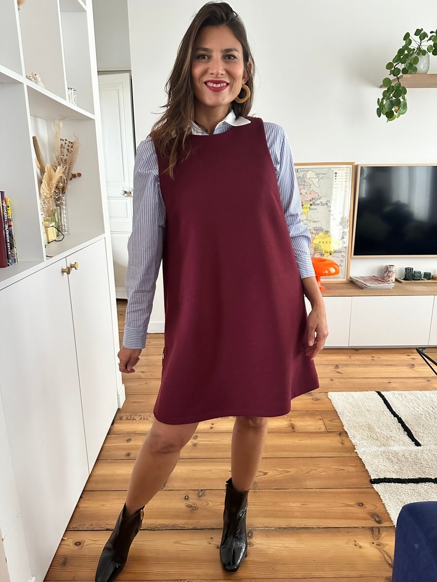 Robe Charlie BORDEAUX - OPULLENCE Robe