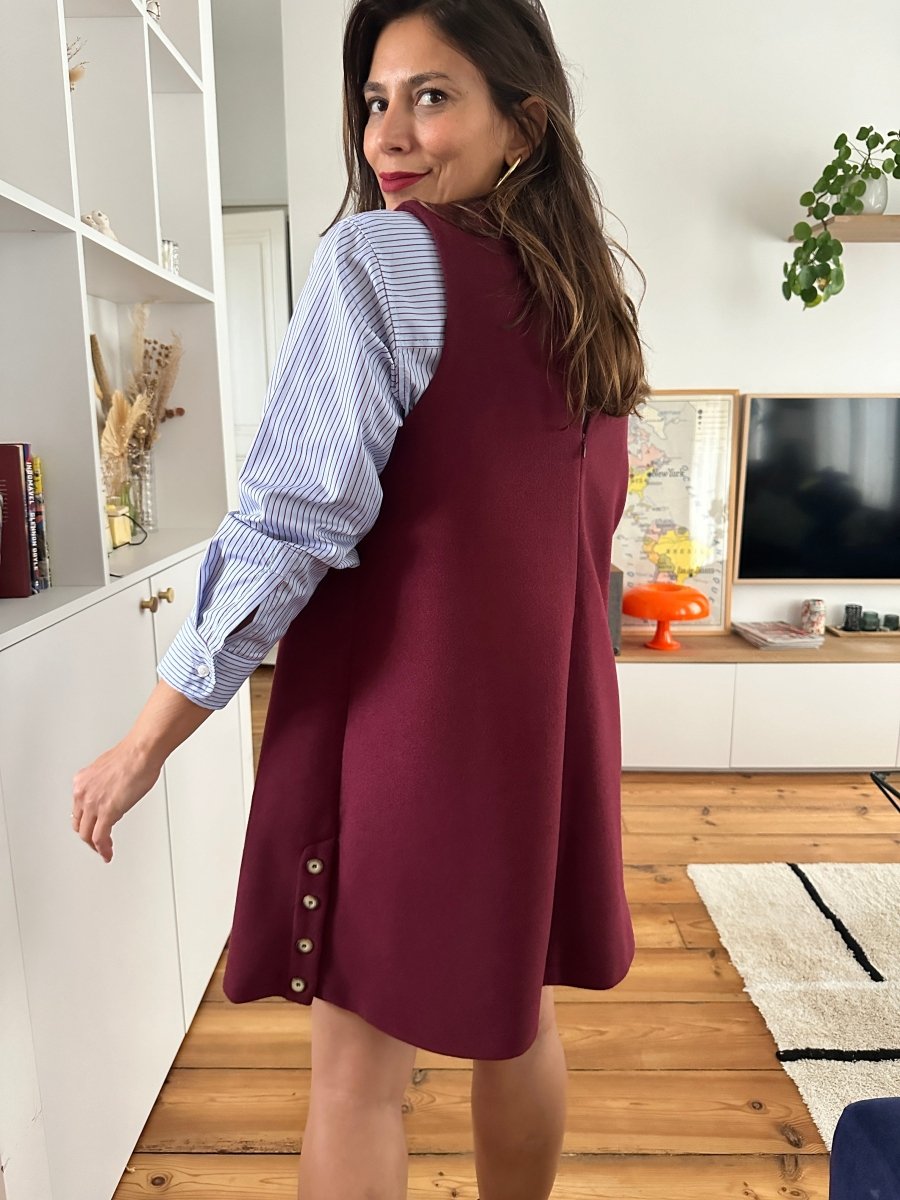 Robe Charlie BORDEAUX - OPULLENCE Robe