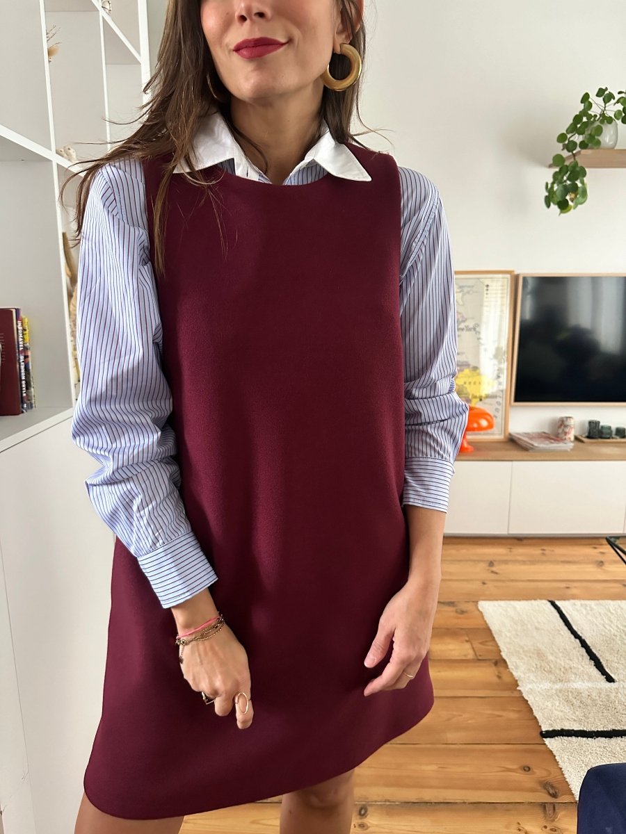 Robe Charlie BORDEAUX - OPULLENCE Robe