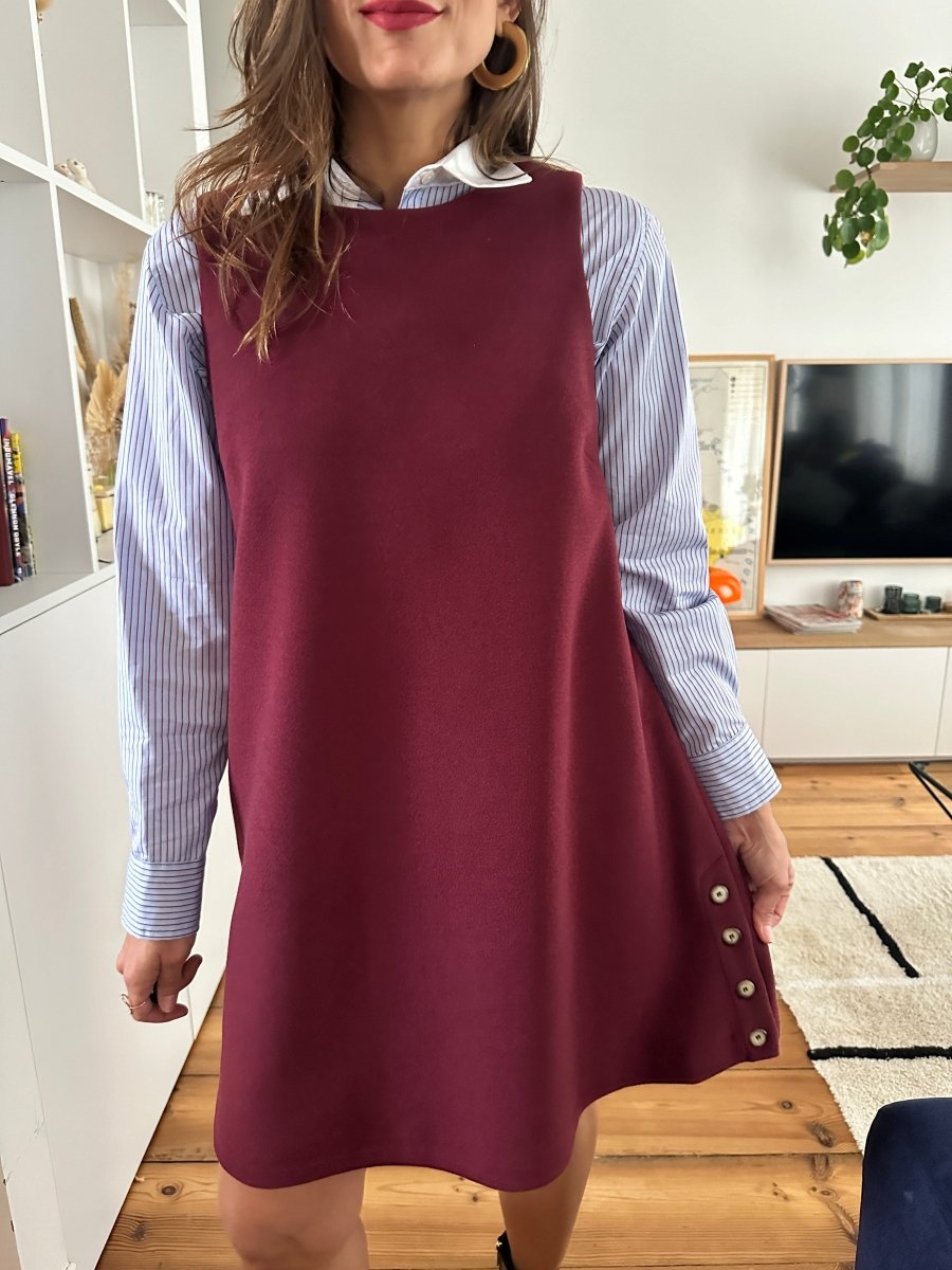 Robe Charlie BORDEAUX - OPULLENCE Robe