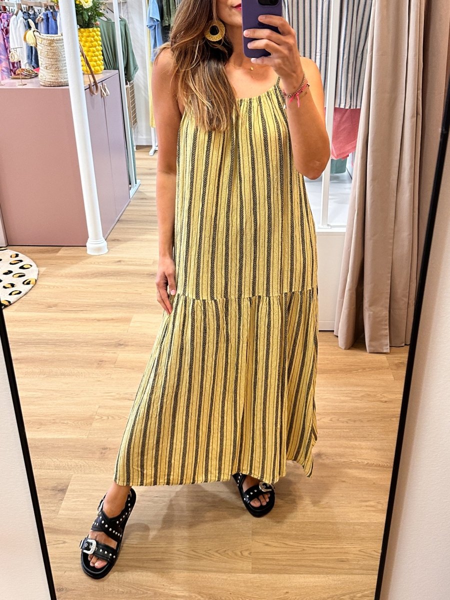 Robe Clema JAUNE - LOËLA Robe pour femme