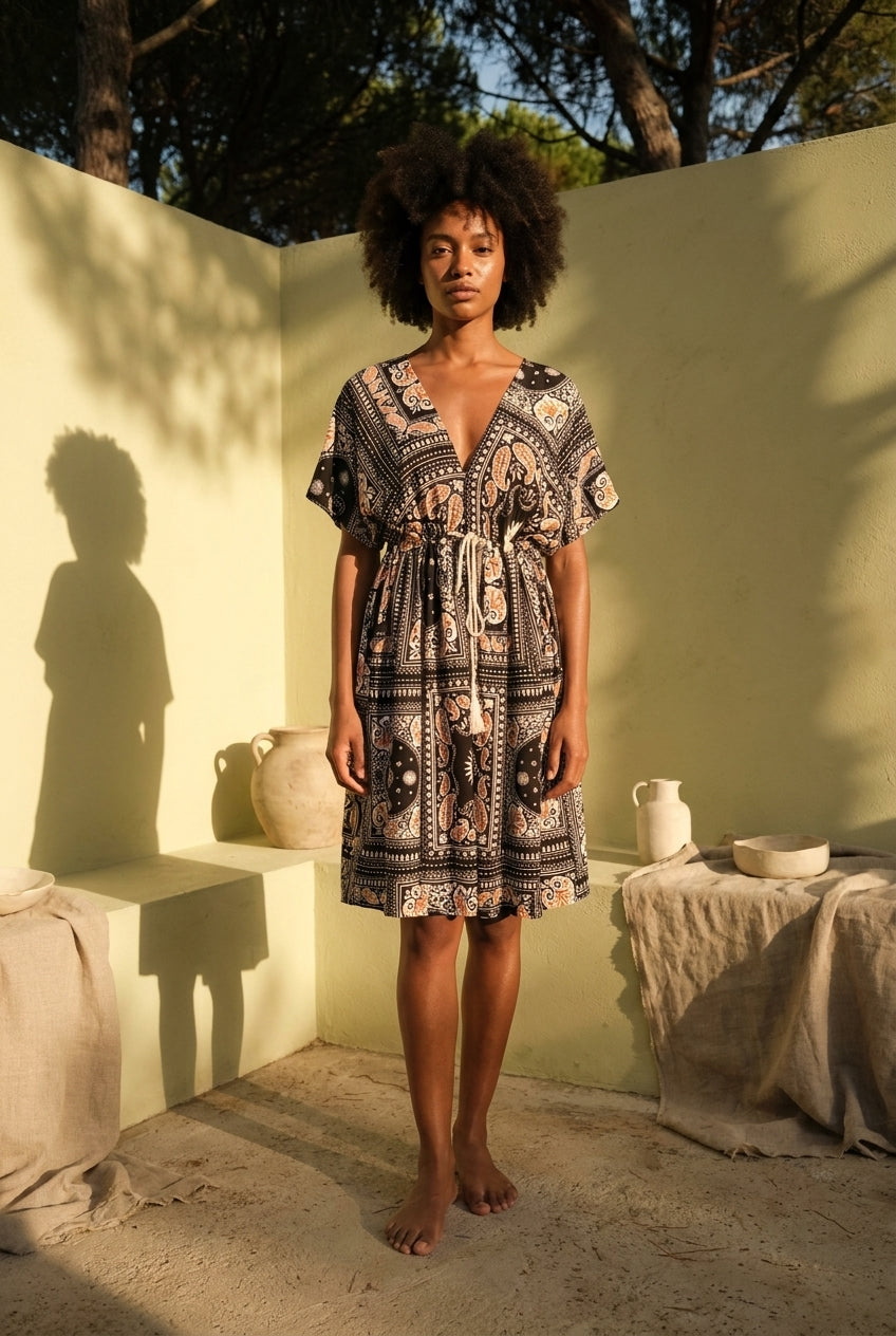 ROBE FLORIDA PRINT ASTRAL - RUE MAZARINE Robe