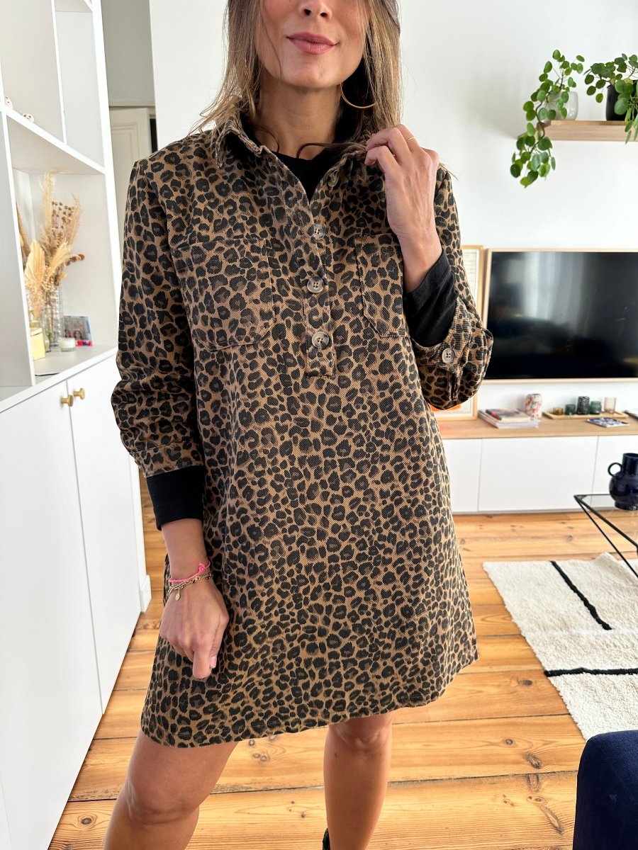 Robe Krys LEOPARD - YCOO Robe