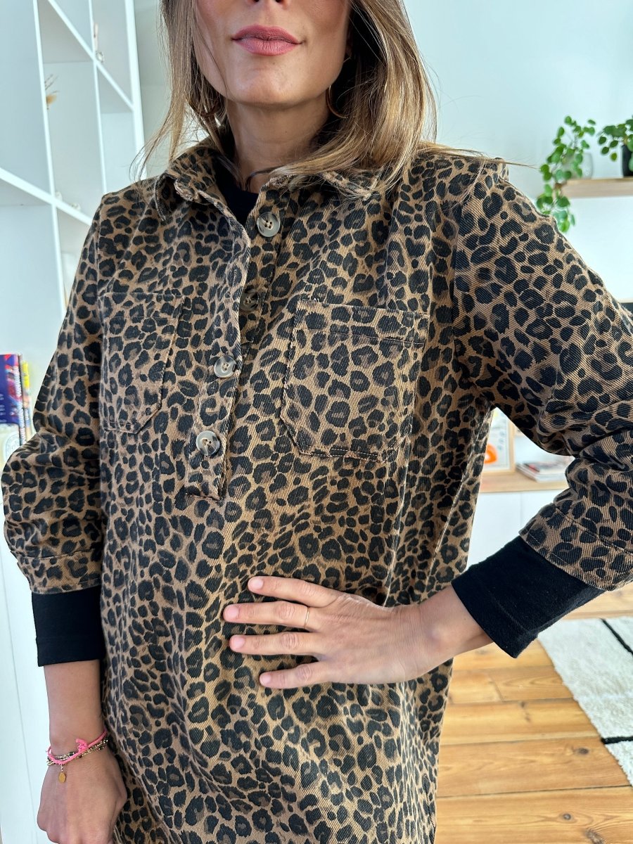 Robe Krys LEOPARD - YCOO Robe