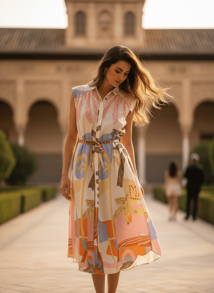 ROBE NINA BANANIER - CASBAH LOVE Robe