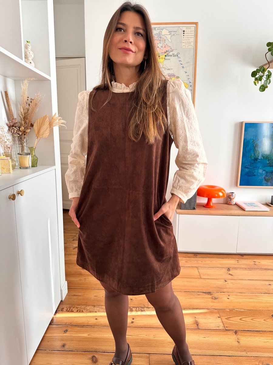 Robe Sidonie CHOCOLAT - YCOO Robe