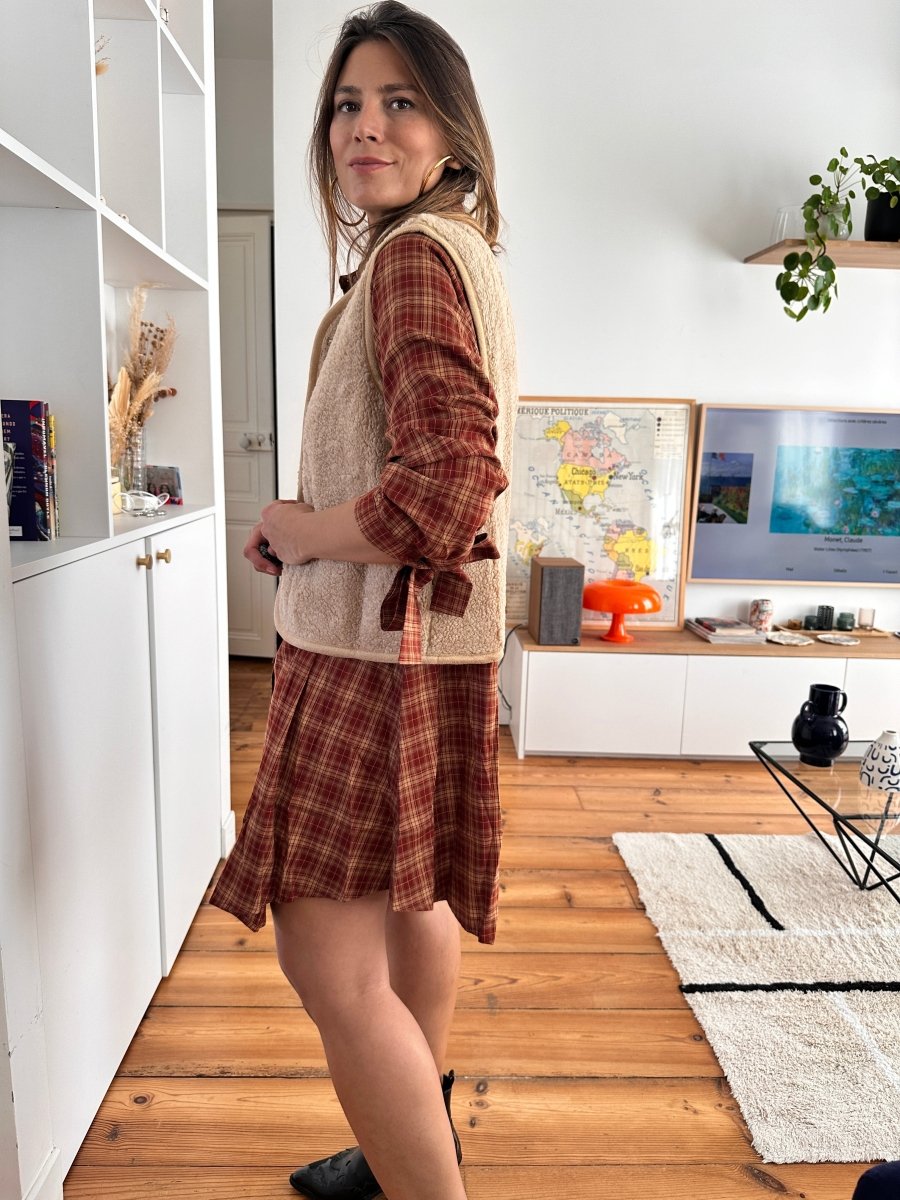 Robe Yaelle CAMEL - DAPHNEA Robe