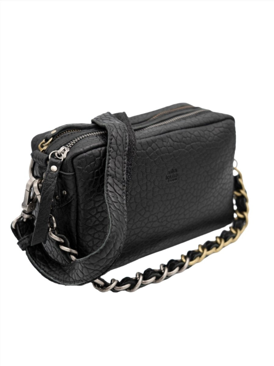 Sac Mama E NOIR BICOLOR - MILA LOUISE Sac à main pour femme