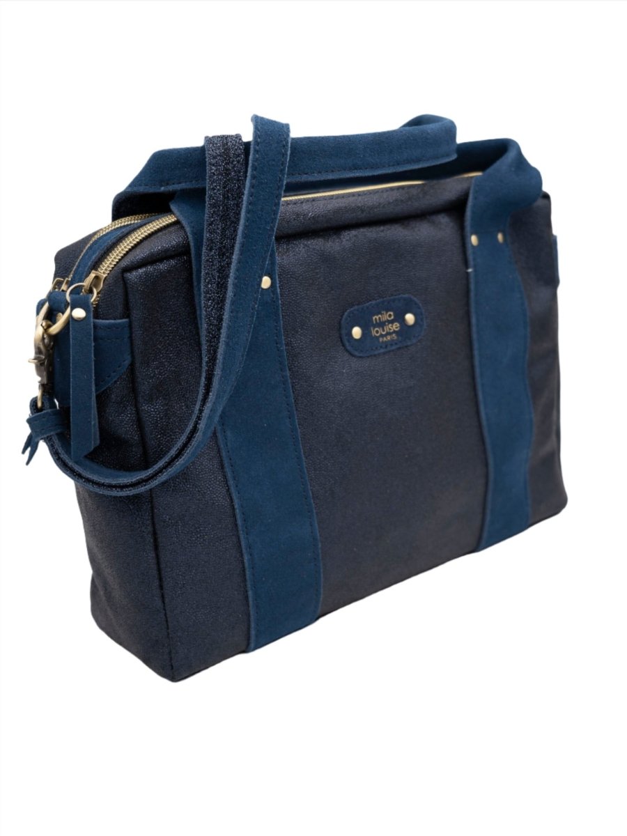 Sac Mapa AR4 ECNCRE BLEU - MILA LOUISE Sac à main pour femme