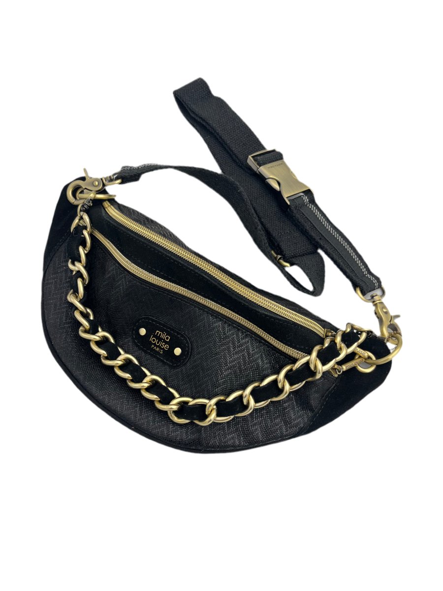 Sac Petra SAL1 NOIR - MILA LOUISE Sac à main pour femme