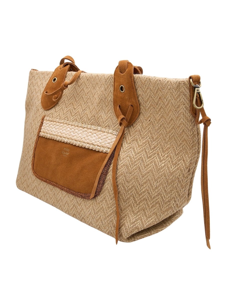 Sac Prunela JT2 CAMEL - MILA LOUISE Sac à main pour femme