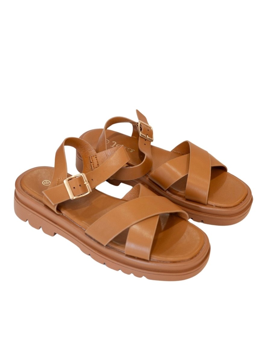 Sandales Vecchio CAMEL - LOËLA Sandales pour femme