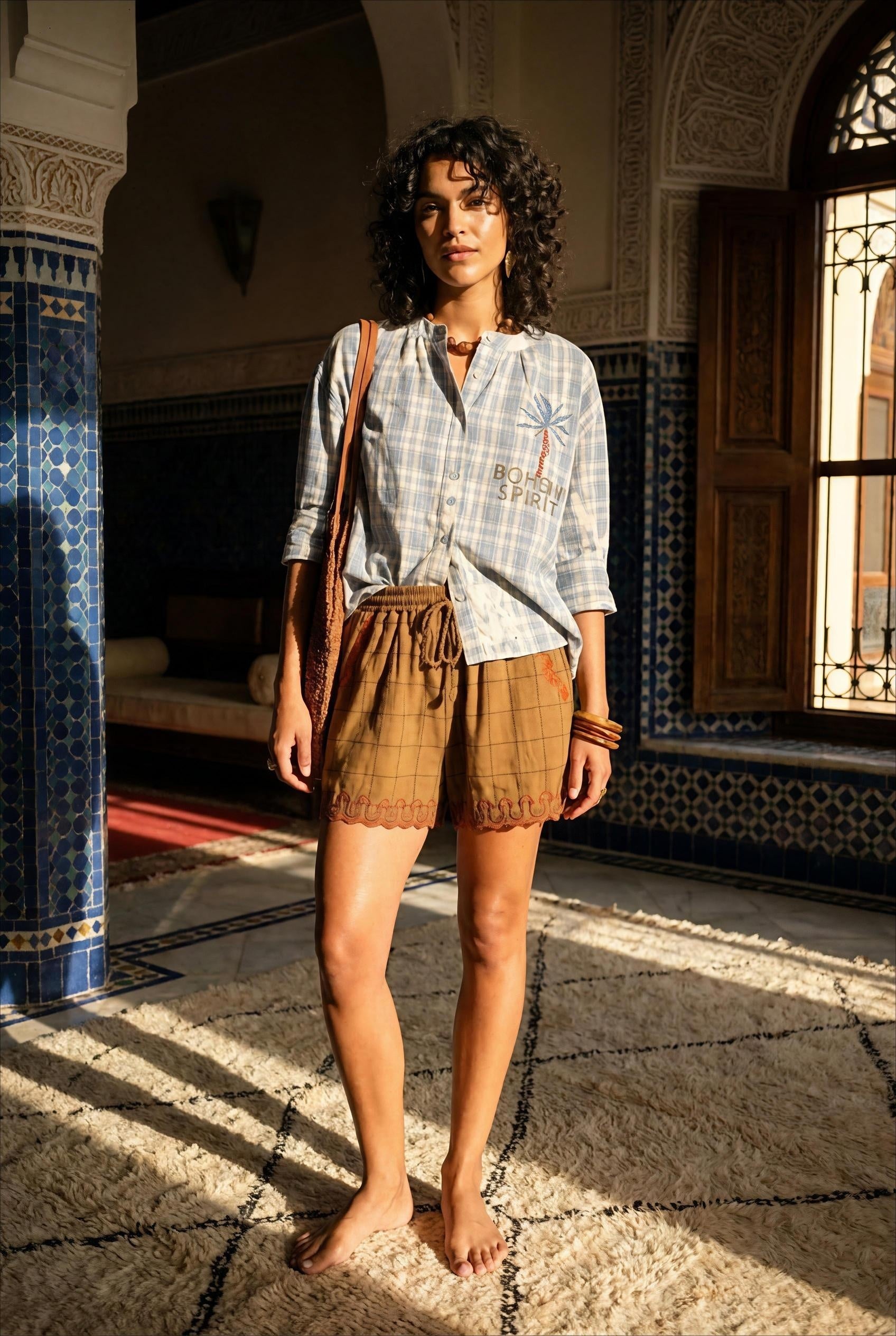 SHORT LAURA CHOCO - ORFEO SHORT