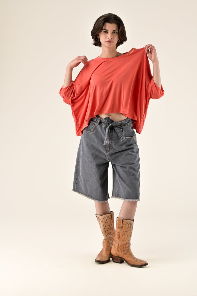 SHORT LILO Gris - ORFEO SHORT