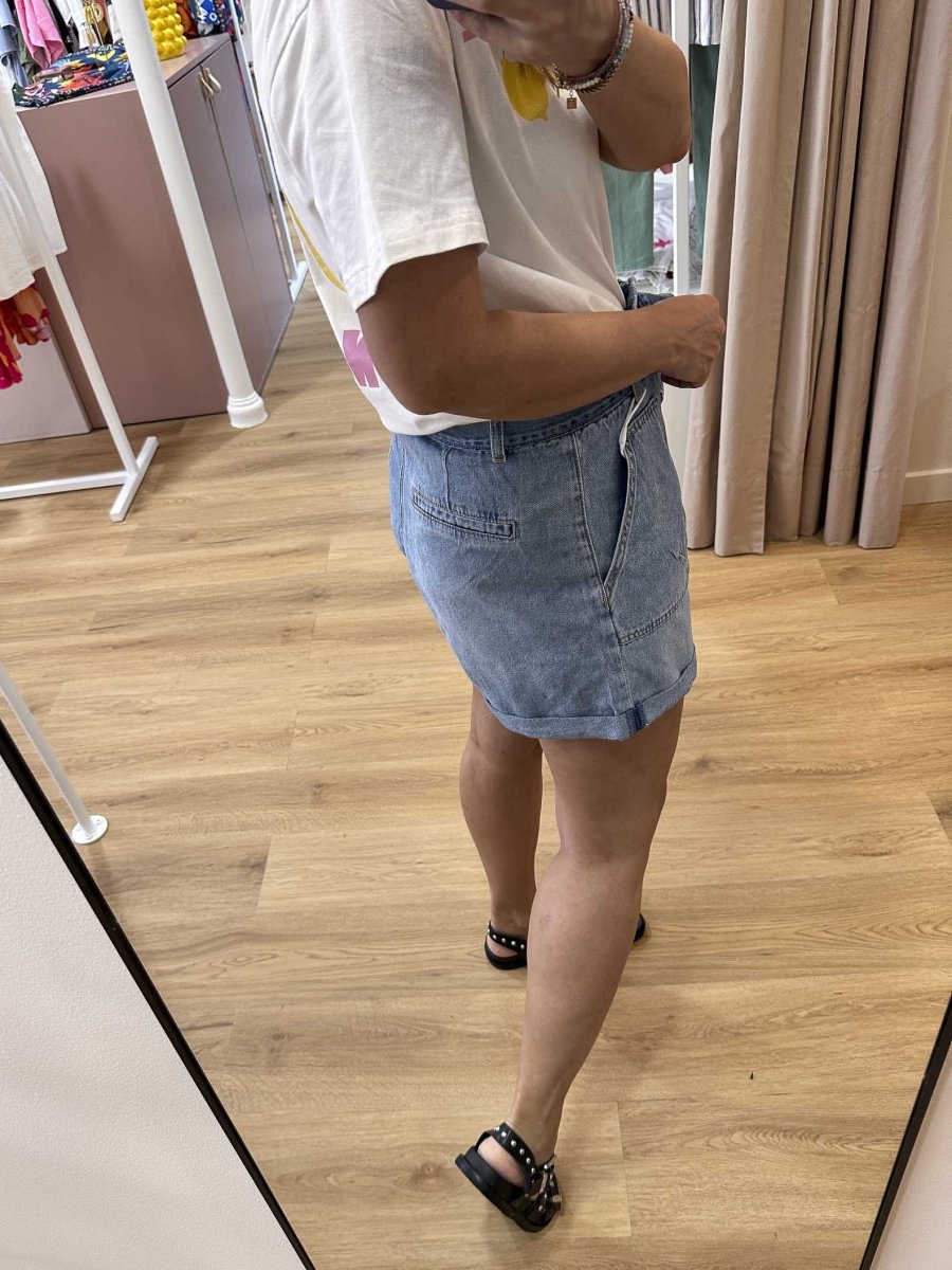 Short Sandrine DENIM CLAIR - LOËLA Short pour femme