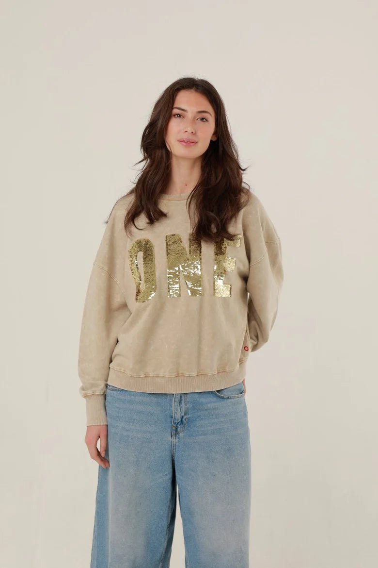 Sweat Alan SAND - ONE TEE Sweat