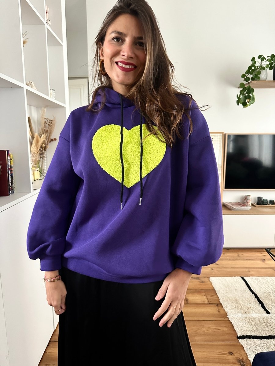 Sweat Coeur VIOLET - ARTY BLUSH Sweat