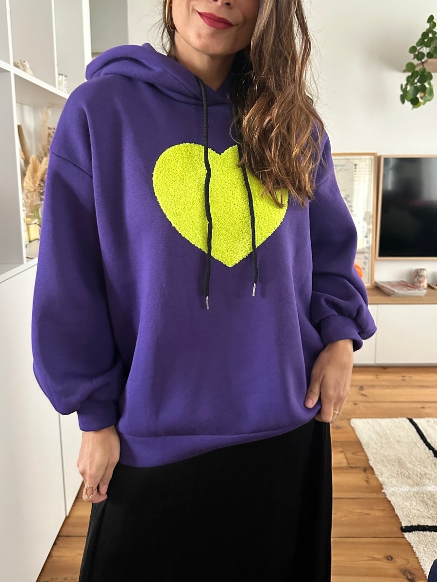 Sweat Coeur VIOLET - ARTY BLUSH Sweat