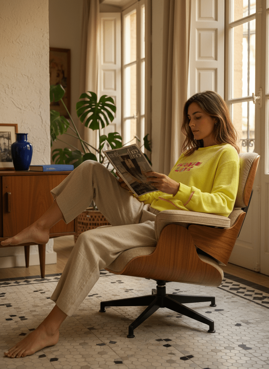 Sweat EZIA CITRON - CASBAH LOVE Top