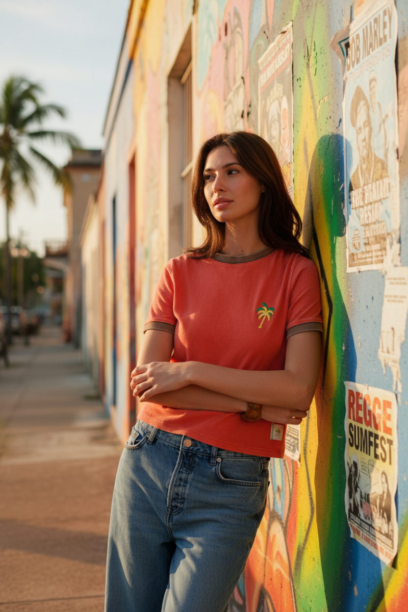 T-shirt Halina RED - ONE TEE T-shirt