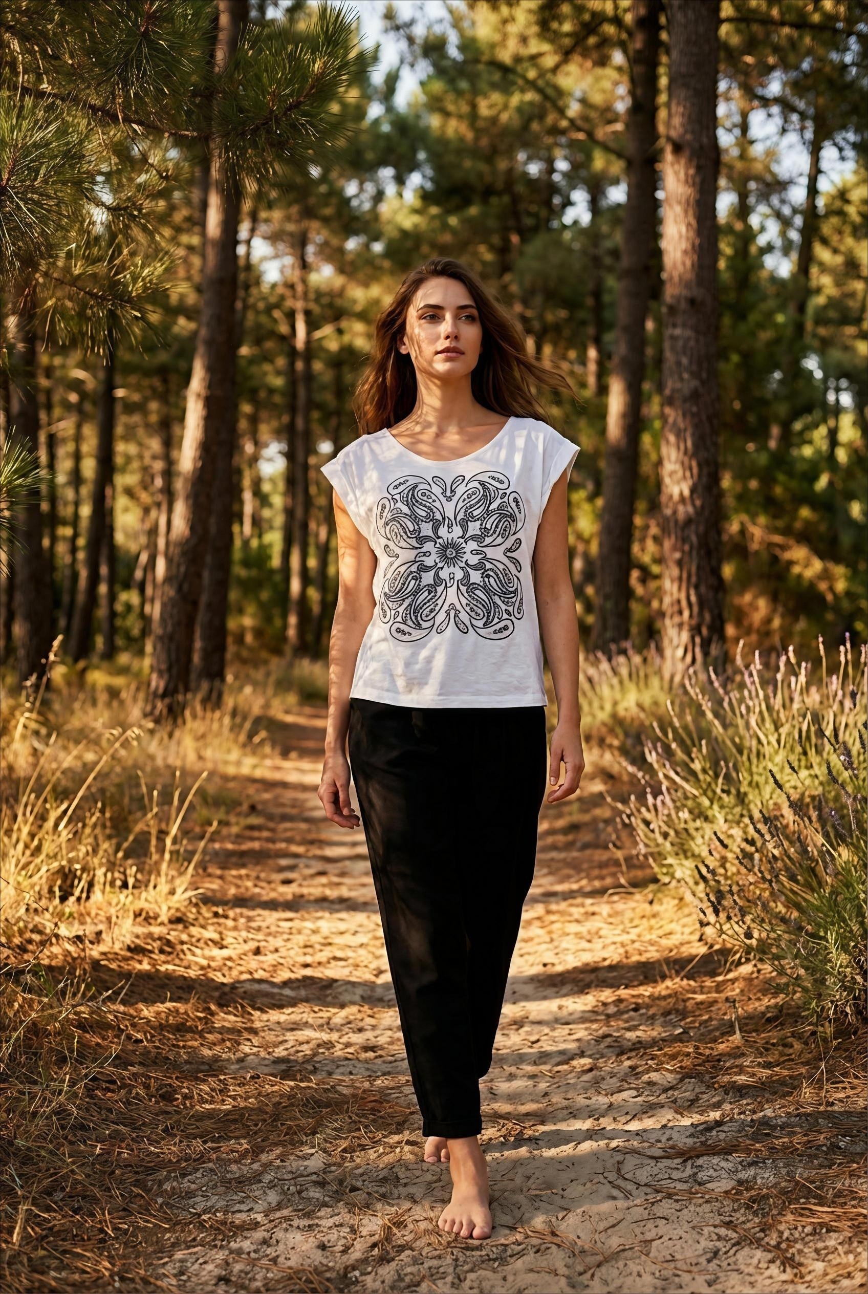 T-SHIRT ISLAND ECRU - RUE MAZARINE Top