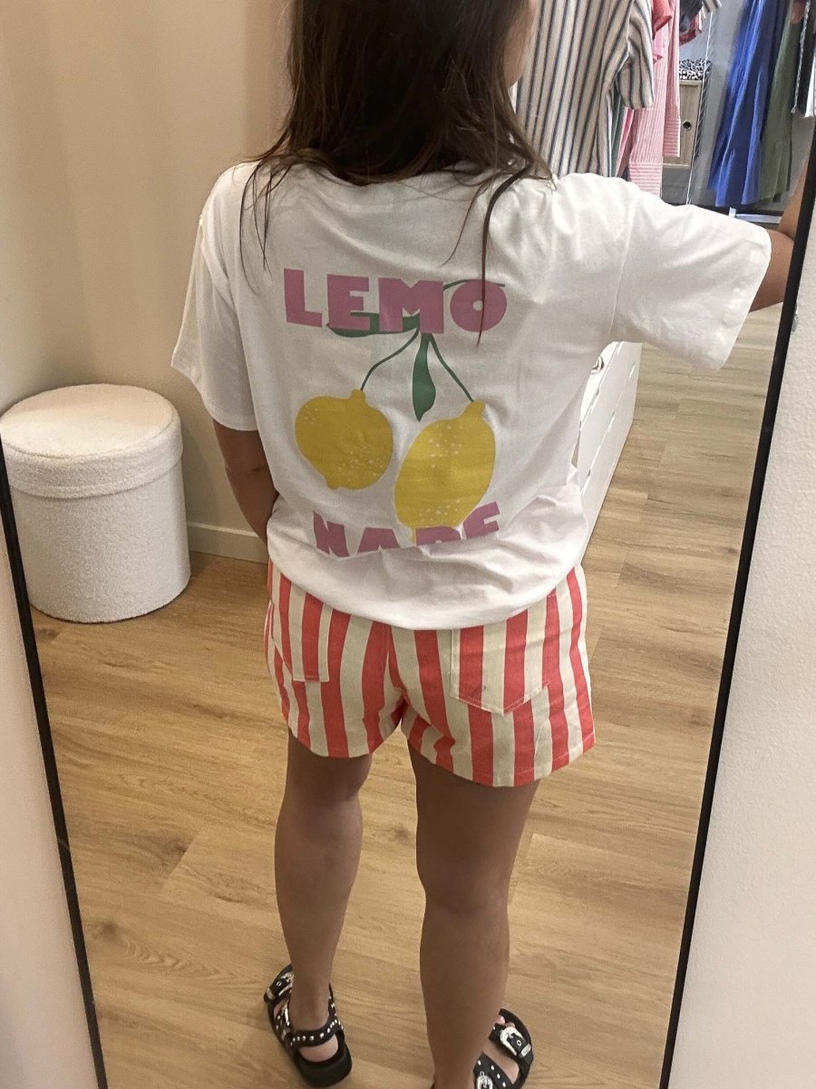 T - shirt Lemonade BLANC - ATELIER EVENE Top pour femme